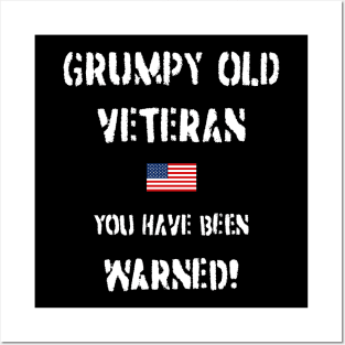 Grumpy Old Veteran (USA) Posters and Art